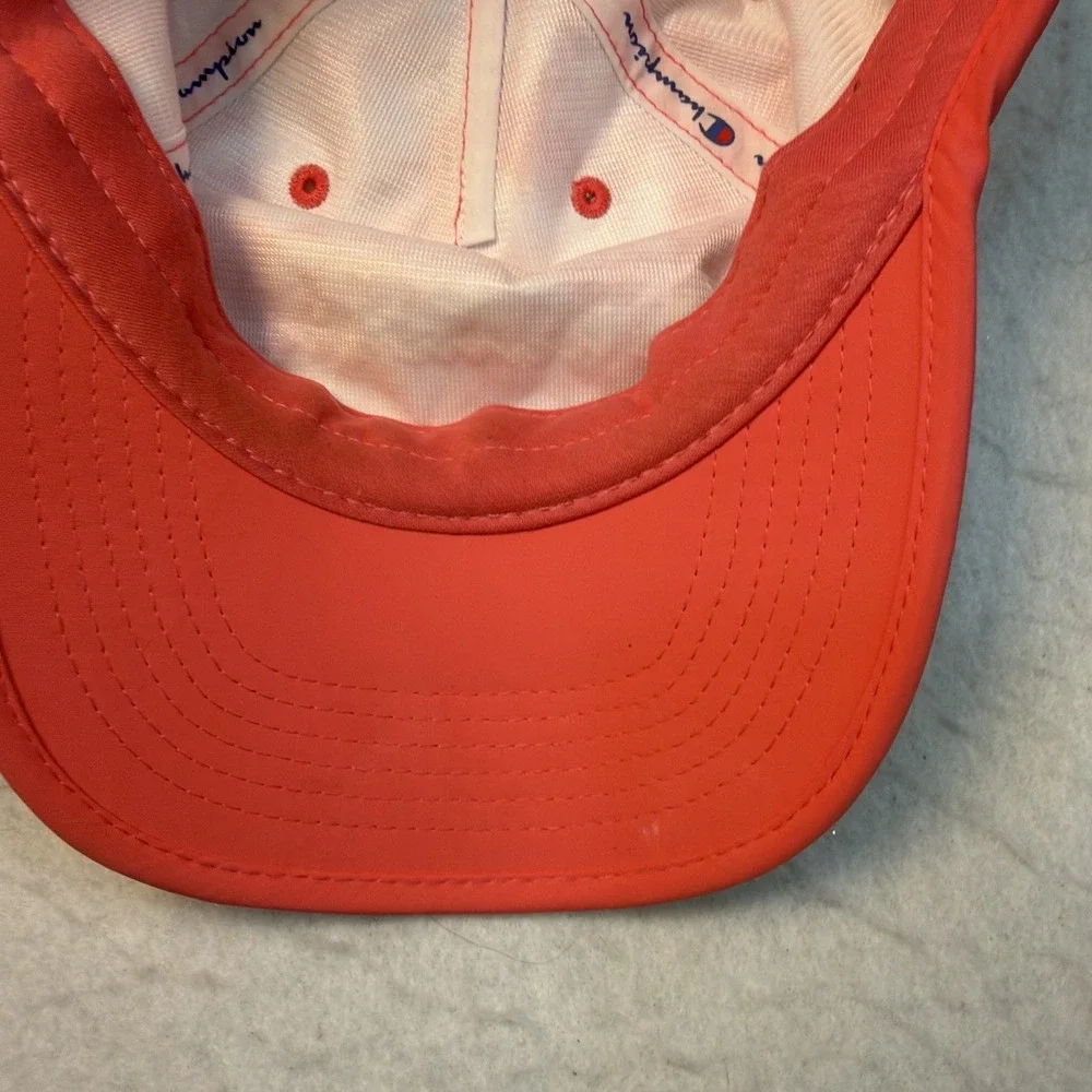 Champion Hat Cap Strap Back Pink White Tie Dye Adjustable Streetwear  Workout